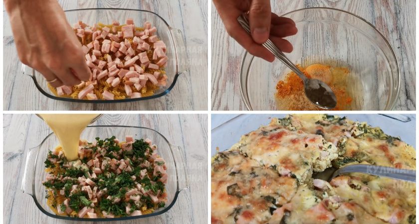 Ленивая запеканка из макарон: быстрый и вкусный завтрак за 10 минут Ленивая запеканка из макарон: быстрый и вкусный завтрак за 10 минут