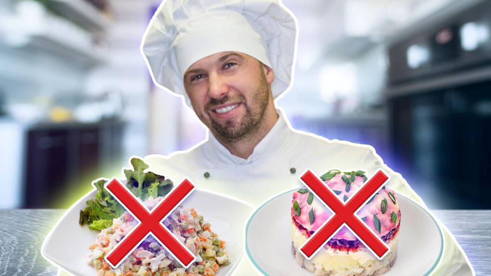 Слоёный салат, который затмит оливье и селёдку под шубой Слоёный салат, который затмит оливье и селёдку под шубой