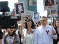 Губернатор Челябинской области вместе с супругой вспомнили своих героических предков на параде "Бессмертный полк"