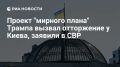 Кирилл Дмитриев: РИА Новости - СВР: проект "мирного плана" Трампа вызвал истеричное отторжение в окружении Зеленского
