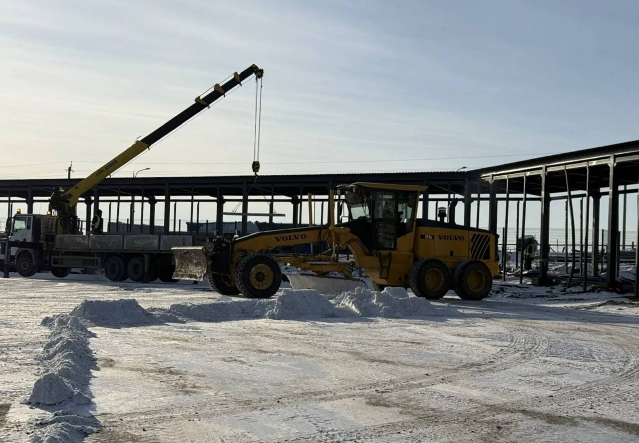 В Челябинской области продолжается строительство автомобильного пункта пропуска Бугристое В Челябинской области продолжается строительство автомобильного пункта пропуска Бугристое