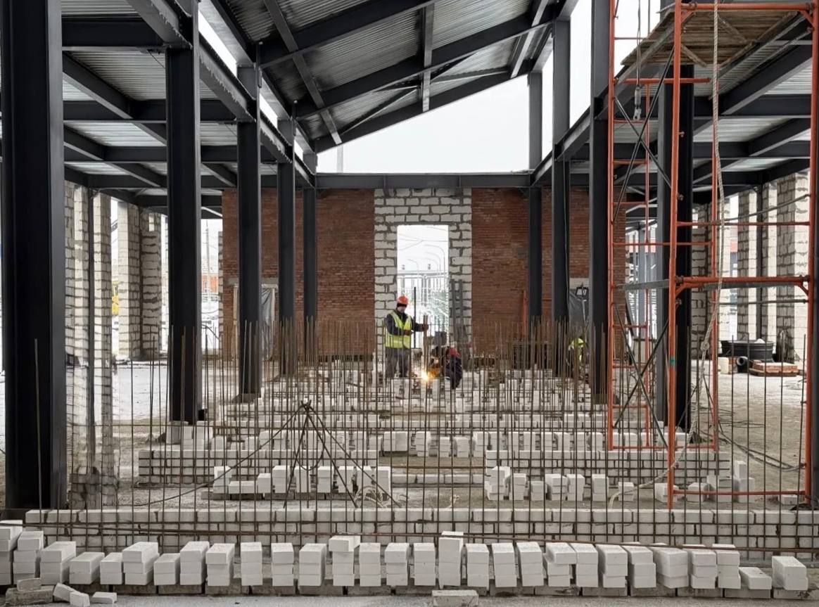 В Челябинской области продолжается строительство автомобильного пункта пропуска Бугристое В Челябинской области продолжается строительство автомобильного пункта пропуска Бугристое